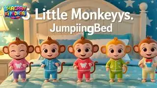 Five Little Monkeys 🙈🎶 | Fun Kids Song