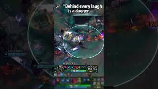 🗡 &ldquo;Behind every laugh is a dagger. #leagueoflegends #shacojungle #riotgames