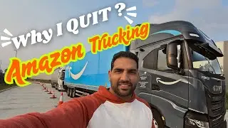 Finnaly I Quit Amazon Trucking Job | BUT WHY ? UK TRUCKING VLOGS