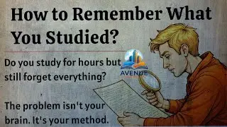How to Remember What You Studied? || Memorize Fast and Easily || Improve Your English Fluency ✅️ 