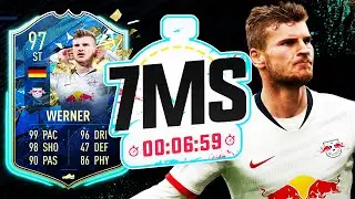 97 TEAM OF THE SEASON TIMO WERNER!! 7 MINUTE SQUAD BUILDER - FIFA 20 ULTIMATE TEAM