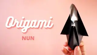 How to Fold an Origami Nun Step-by-Step Catholic Craft Tutorial