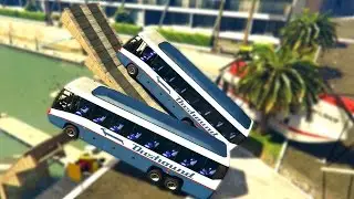 BUS SHENANIGANS (GTA 5 Funny Moments #19)