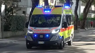 [WAIL] Ambulanza Croce Verde Cavallino-Treporti - Green Cross ambulance responding code 3