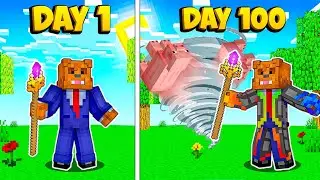 I Survived 100 Days In Minecraft Wizardry