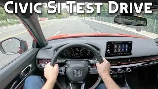 Тест-драйв Honda Civic Si 2024 года от первого лица