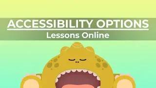 Accessibility Options in Lessons Online