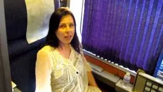 Amtrak Train Sleeper Car Roomette Tour - GypsyNester.com