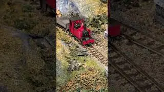 🚂 OO9 Gauge Goods Train Heads Down the Line #modeltrains #railway #shorts