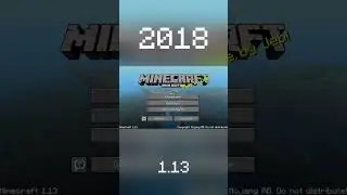 Historia ekran&oacute;w tytułowych Minecrafta Java Edition (2010-obecnie) #minecraft #nostalgia