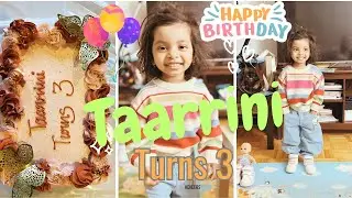 Taarrini Turns 3 🎉🎂 | Birthday Surprises, Balloons & Family Fun | What MAT&rsquo;ters