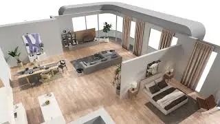 Modern Interior & Exterior Architectural 3D Animation | Luxury Living Room Design Visualization