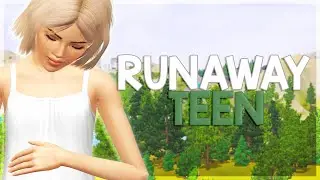 The Sims 3: Runaway Teen Challenge | Part 2 - PREGNANT