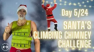 Climbing Santa's Chimney Challenge 🎅🎄- Weighted Pyramid FROM HELL (Christmas Series Day 5/24)