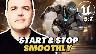 How to Start & Stop Animations Using Blendspaces | Unreal Tutorial