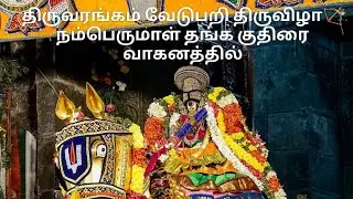 ஶ்ரீரங்கம் அரங்கநாத சுவாமி திருக்கோயில் நம்பெருமாள் மிகச் சிறப்புமிக்கவேடுபறி  திருவிழா