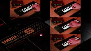 YAMAHA CS01 Demo - Making a Track Using Only Yamaha's Entry-level Synthesizer from 1982