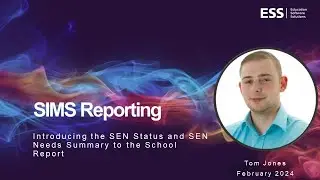 SIMS School Report: The new SEN Status and Needs Summary in the school report.