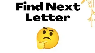 Find next letter