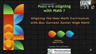 Understanding and Aligning Curriculum with our Current Junior High Math