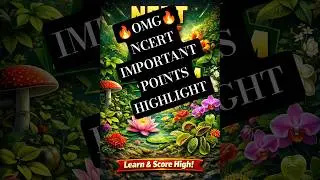 Plant kingdom Highlights | Class 11 | Ncert | Neet #shorts #ytshorts #youtubeshorts