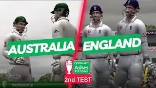 Ashes Fever 2005 Austrlia vs England test 2 cricket 07 ashes npower test series 2005 gameplay
