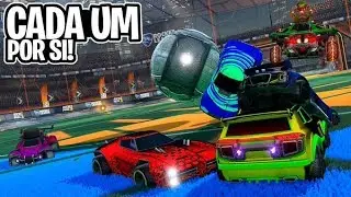 A PARTIDA DAS REVIRAVOLTAS! CADA UM POR SI COM A BOLA COM CURVA! - Rocket League