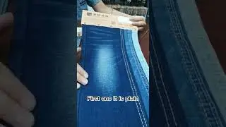 different  style of denim fabrics-slub