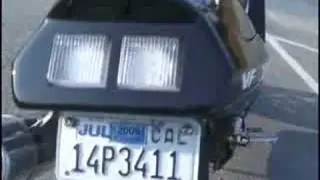 Black 1996 VFR 750 walkaround