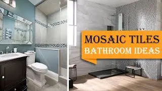 40+ Charming Glass Mosaic Tiles Design Ideas For Adorable Bathroom