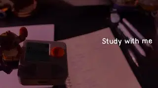 1 HOUR Study with me | white noise (nature sounds) | alarm + timer