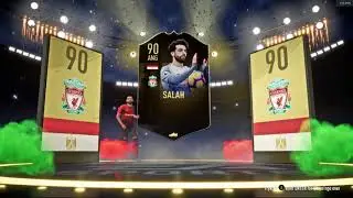 OPENING 90 RATED Mohamed Salah TOTW IN 50K PACK FIRST TRY!!!!!