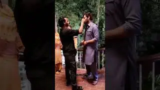 Kinza Hashmi and Zahid Ahmed On The Set Of || Mere Ban Jao