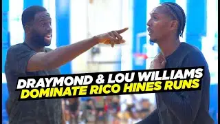 Draymond Green BACK at Rico Hines Runs & It Got SPICY! Ft Lou Williams & Aden Holloway
