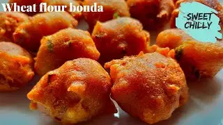 Wheat Flour Bonda in Tamil | Quick Evening Snacks recipes | How to make wheat bonda