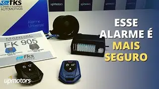ALARME com SENSOR DE PRESENÇA FKS FK905 a maior segurança pro seu carro ; UPMOTORS
