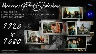 Essential Memories Slideshow for Premiere Pro | No Plugins, No AE