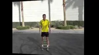 Koordinationstraining: &Uuml;bung f&uuml;r den Auftakt / Split Step (Tennis, Badminton, Fussball Torwart)