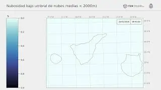 Tenerife Cloud cover forecast: 20260122