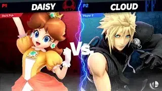 Dark.Pch (Daisy) Vs Cloud ~ Super Smash Bros.s Ultimate ~