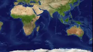 world map zoom in Australia