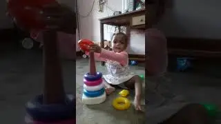Baby perfection in stacking ring toy