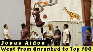 Jonas Aidoo Emerges as One of Top Bigs in Country!! RAW Absolute Basketball Fall League Highlights!