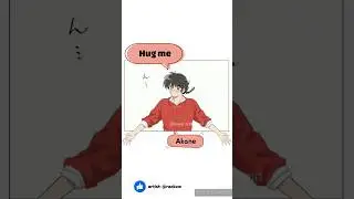 Cute anime couple hug #shorts akane x ranma #ranma&frac12;