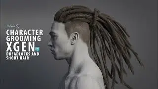 Realistic Dreadlocks using Xgen in Maya | Character Grooming Course Trailer | Rastas