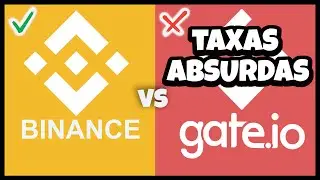 Diferen&ccedil;as entre a corretora Binance e Gate.io - Cuidado com taxas absurdas e recompensas enganosas