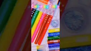 Coloring Tools Aesthetic 🎨 with #FriendshipMusic #shorts