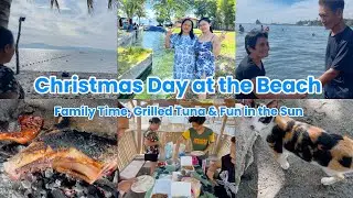 Christmas Day at the Beach 🌊🎄 | Family Time, Grilled Tuna & Fun in the Sun