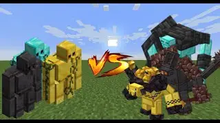 Extra Golems vs Golemania | Minecraft Mob Battle
