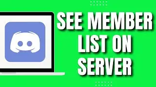 How To See Member List In A Discord Server (EASY 2023)